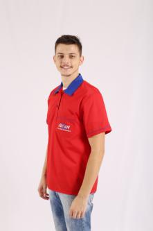 Camisa social tipo polo masculino